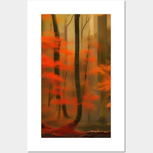 Autumn canopy Posters and Art